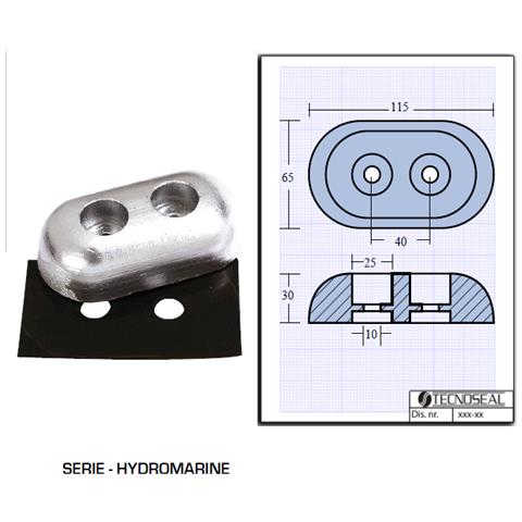 Piastra Scafo Serie Hydromarine 115 65 30 40 11 1.00 - Foto 1