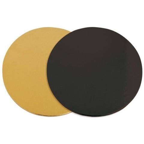 6 Supporti Oro-nero Per Torta Rotonda Ø 24 Cm - Foto 2