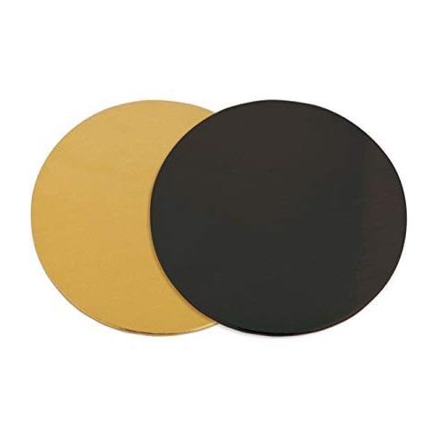 6 Supporti Oro-nero Per Torta Rotonda Ø 24 Cm - Foto 1