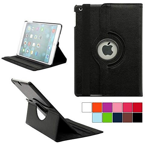 360 Rotazione Pelle Custodia Cover per Apple iPad 9.7 pollici iPad 5th generazione