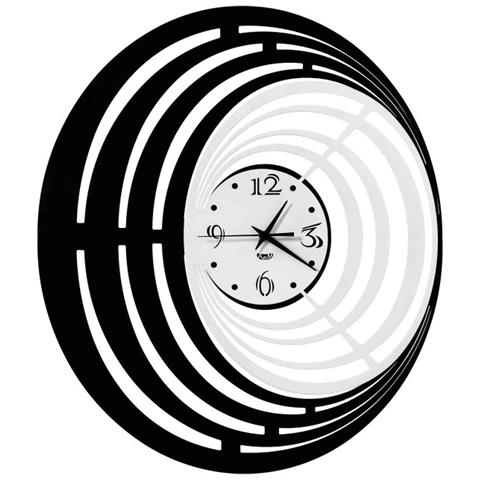 Orologio a muro Ciclone 0OR3278C44 colore nero - Foto 1