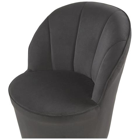 Poltrona In Velluto Nero Alby - Foto 16