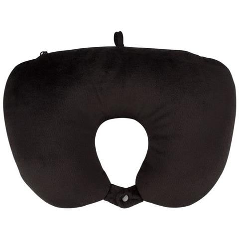 Cuscino Da Viaggio 2 In 1 - Lato 100% Pile, L'altro Lato In Poliammide - Dimensioni: 37 X 31 Cm - Foto 1