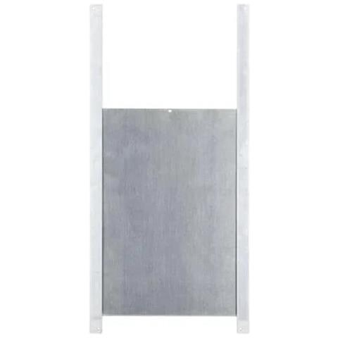 Porta Scorrevole Per Pollaio 43 X 40 Cm, Alluminio, Kit Di Montaggio Completo - Foto 4