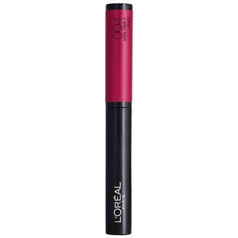 L’Oréal Paris L'Oréal Paris Make-Up Designer LMU Infail Matte FX Lip Nu 004 Oops I P, Donne, Rosa, Opaco - Foto 1