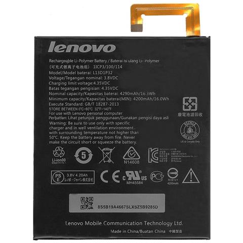 Batteria Litio Integrata Originale L13d1p31 Bulk Per Tab 2 A8-50 - A8-50f - A8- 50lc - Foto 1