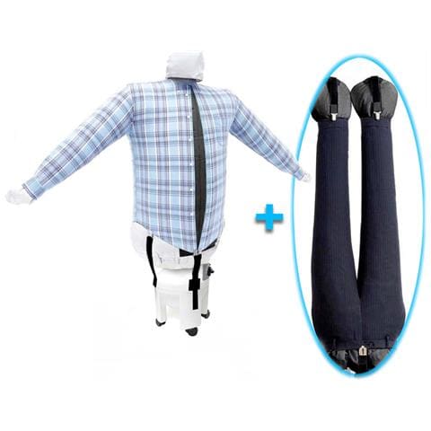 Stiracamicie Stira Asciuga In Automatico Camicie Polo Pantaloni Jeans Rinfresca E Sanifica Abiti Stirasciugatore 4 In 1 Ferro Verticale 3 Programmi A++ 4 Ruote Made In Italy Garanzia10anni Sa04 RE ECO INOX - Foto 1