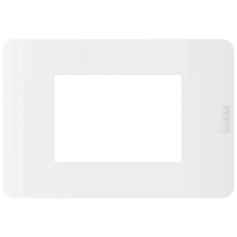 Placca 3 Moduli White Bianco Serie Matixgo - Bticino Ja4803jw - Foto 1