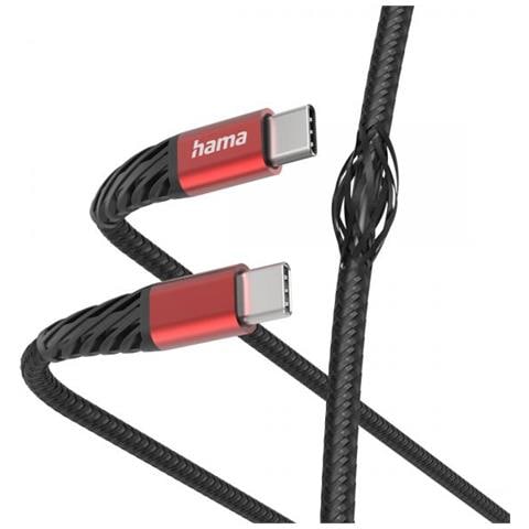 Extreme Cavo Usb 1,5 M Usb 2.0 Usb C Nero, Rosso - Foto 1