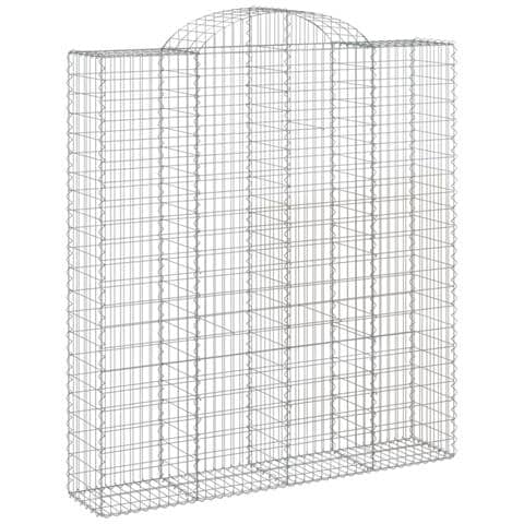 Cesto Gabbione Ad Arco 200x50x220/240 Cm Ferro Zincato - Foto 1