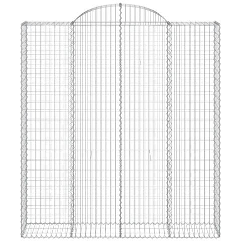 Cesto Gabbione Ad Arco 200x50x220/240 Cm Ferro Zincato - Foto 2