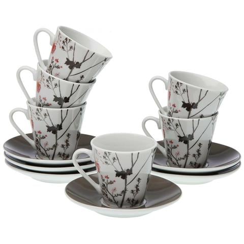 Set Di 6 Tazze Da Caffè Balbec Porcellana - Foto 1