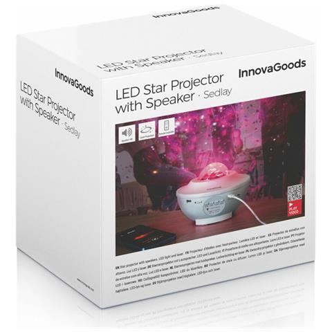 Proiettore Di Stelle Led E Laser Con Altoparlante Sedlay Innovagoods - Foto 2