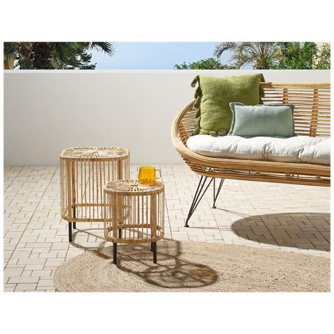 Set Di Tavoli Cesenatico Set Di 2 Naturale - Foto 1