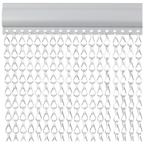 Zanzariera Da Porta A Catena 80x201 Cm In Alluminio - Foto 3