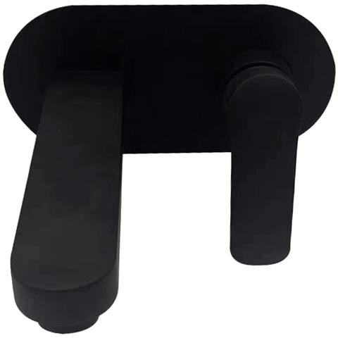 Miscelatore Lavabo Da Parete Puma Ad Incasso Ottone Colore Nero Opaco - Foto 1