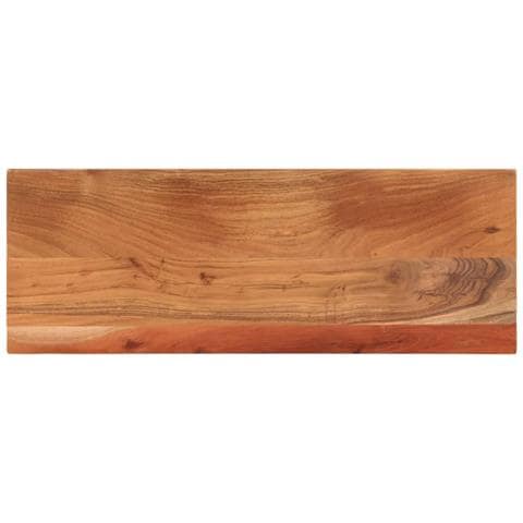 Piano Per Tavolo 70x40x2,5cm Rettangolare Legno Massello Acacia - Foto 1