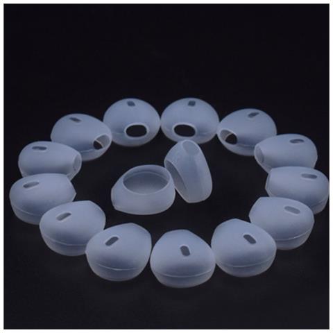 Punte Di Ricambio In Silicone Per Auricolari Da 15-16 Mm 10 Paia Transparent - Foto 1