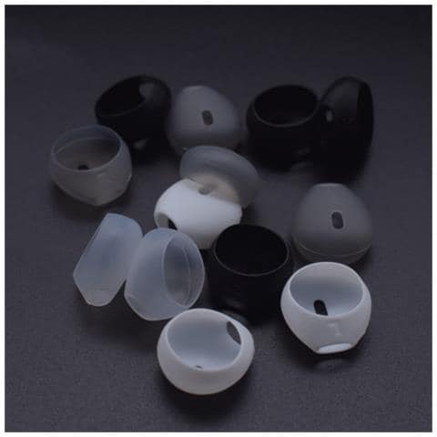 Punte Di Ricambio In Silicone Per Auricolari Da 15-16 Mm 10 Paia Transparent - Foto 5