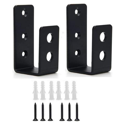 Staffe Per Aste A U Per Impieghi Gravosi, Confezione Da 2 - Foto 2