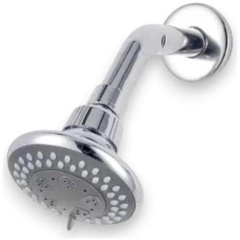 Braccio Doccia Bagno In Abs Con Soffione A 3 Getti Regolabili - Foto 2