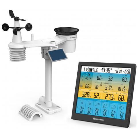 Optics 7003220 Stazione Meteorologica Digitale Nero Lcd Batteria /solare Wi-fi - Foto 1