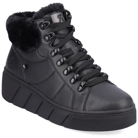 Black Casual Closed Booties Stivaletti Pelle Scarpe Donna Nero Eu 36, W0560-00 - Foto 1
