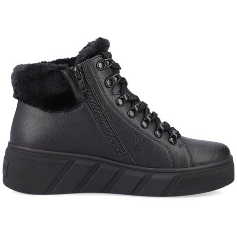 Black Casual Closed Booties Stivaletti Pelle Scarpe Donna Nero Eu 36, W0560-00 - Foto 3