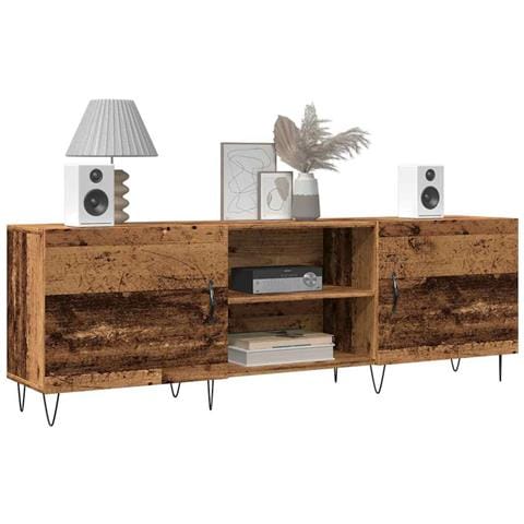 Mobile Porta Tv Legno Antico 150x30x50 Cm In Truciolato - Foto 3