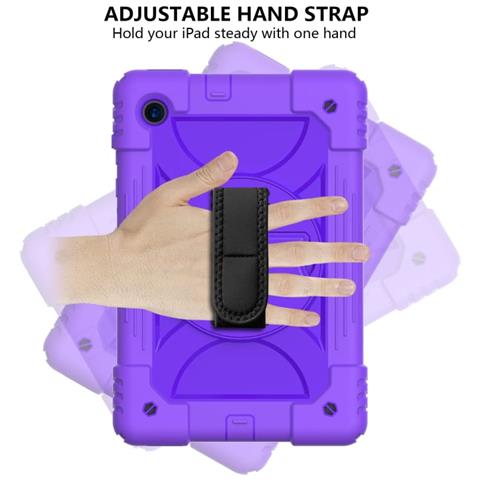 Custodia Per Samsung Galaxy Tab A7 10.4"" Con Cinghia Regolabile, Viola Elegante - Foto 2