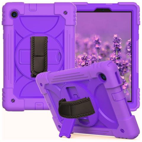 Custodia Per Samsung Galaxy Tab A7 10.4"" Con Cinghia Regolabile, Viola Elegante - Foto 1