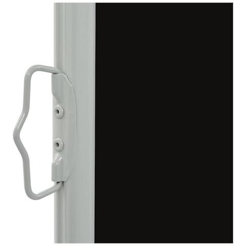 Lusso Casadino -  Tenda Laterale Retrattile Per Patio 80x300 Cm Nera - Foto 2