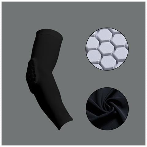 2 Pezzi Supporto Per Gomito Sportivo Black L - Foto 4