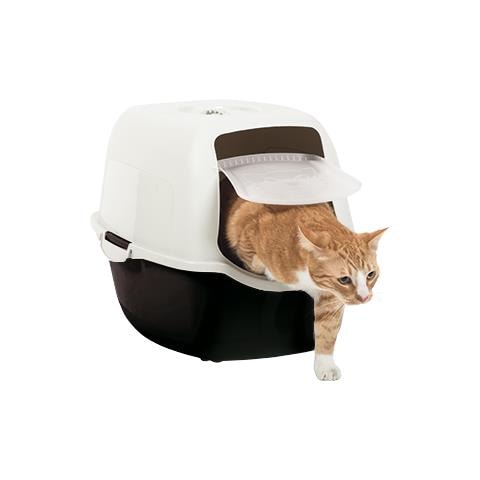 Bailey Gatto Lettiera con coperchio Nero, Bianco - Foto 2