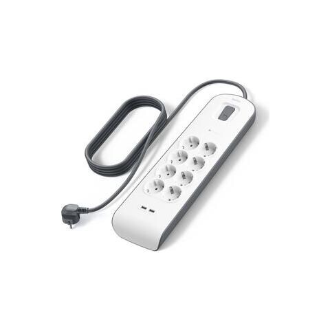 BSV804VF2M-V2 protezione da sovraccarico Grigio, Bianco 8 presa (e) AC - Foto 1