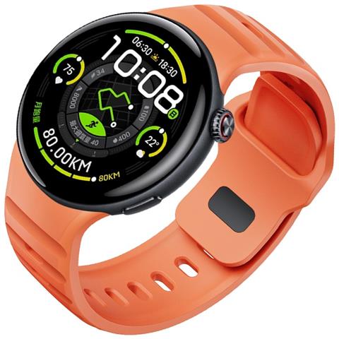 Cinturino In Silicone Per Vivo Watch5: Sportivo E Confortevole Orange - Foto 3
