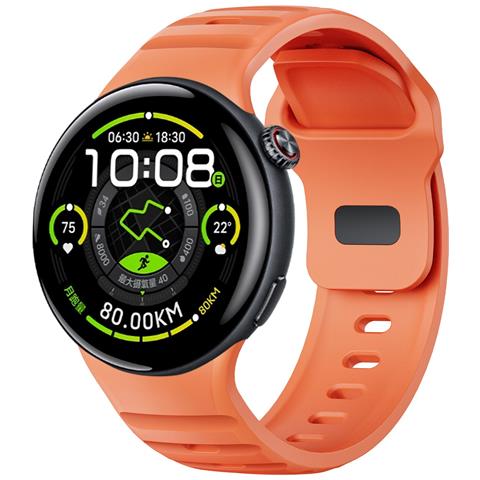Cinturino In Silicone Per Vivo Watch5: Sportivo E Confortevole Orange - Foto 1