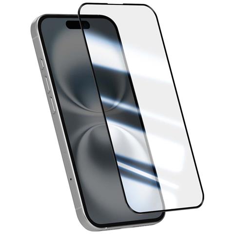 Vetro Temperato Per Iphone 16 Plus Antigraffio Bordo Curvo 3d Ultra Resistente - Foto 1