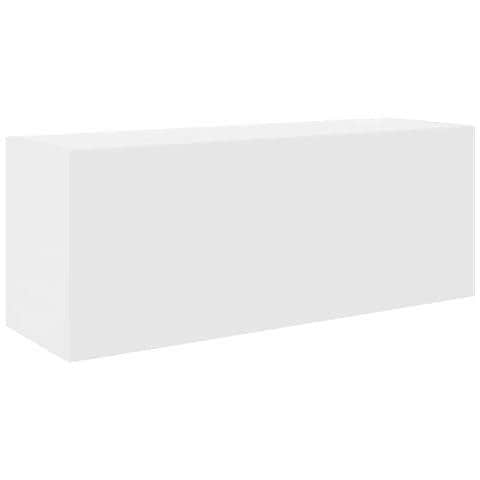 Mobile da Bagno a Parete Bianco 80x25x30cm in Legno Multistrato - Foto 1