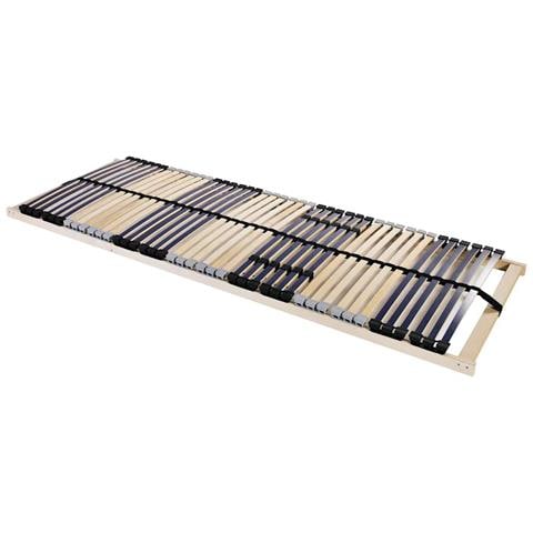 Base a doghe Marrone 70 x 190 cm Legno massello di faggio - Foto 1