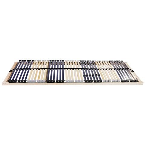 Base a doghe Marrone 70 x 190 cm Legno massello di faggio - Foto 2