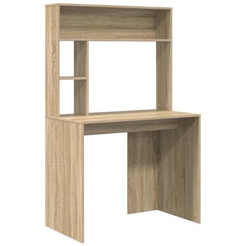 Scrivania rovere sonoma 91 x 50 x 149 cm Legno multistrato - Foto 1