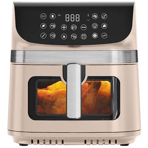 D2DFA09IRCH friggitrice Singolo 9 L Indipendente 2200 W Friggitrice ad aria calda Champagne - Foto 1
