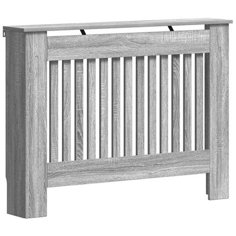 Copertura per radiatori Grigio Sonoma 112 x 19 x 81,5 cm - Foto 1