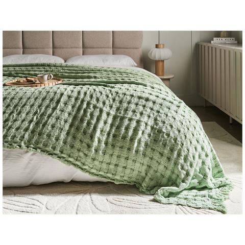 Piumone Bere Cotone 220 X 240 Cm Verde - Foto 1