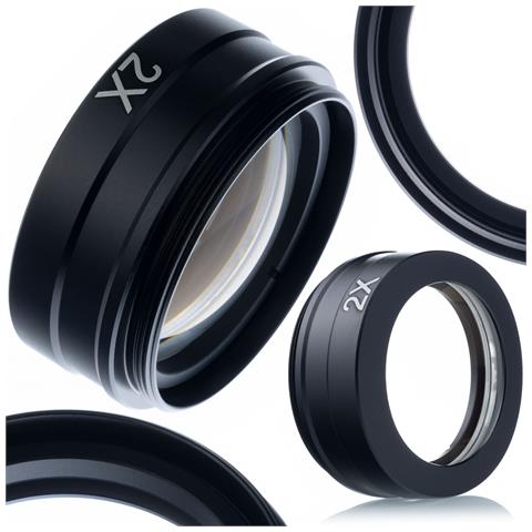 Lente Per Microscopio Digitale Earth Pro 2x - Ingrandimento 2x, Filettatura 42mm | Alta Qualità, Immagini Nitide | Compatibile Con Mcep-0.5x - Foto 1