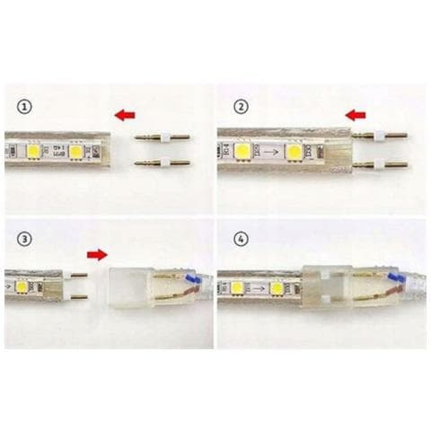 Alimentatore /stabilizzatore Per Strisce Led 230v Smd4040 - Lunghezza Massima 60m | Cavo 45cm | Non Compatibile Con 12v Dc - Foto 2