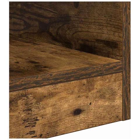 Tavolino Rovere fumé 30,5 x 30 x 45 cm Legno multistrato - Foto 9