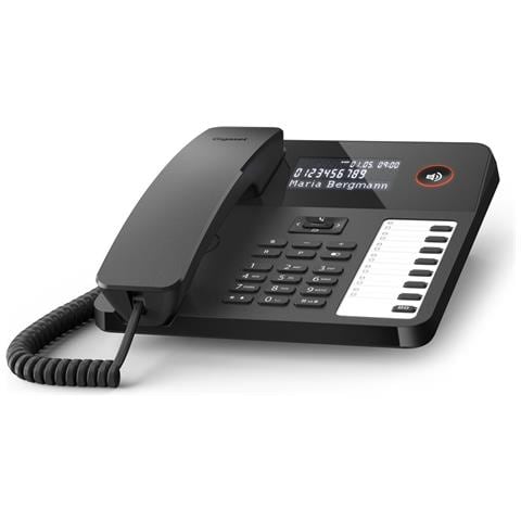 DESK 600 Telefono analogico Identificatore di chiamata Nero - Foto 1