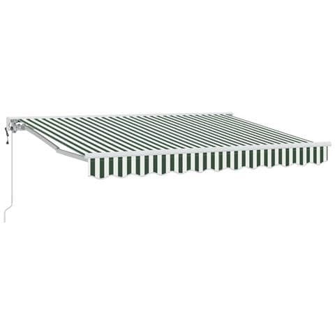 Tettuccio Elettrico Retrattile Verde e Bianco 3,5 x 2,5 m - Foto 1